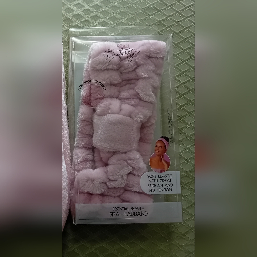 Urban Butterfly NIB Pink Spa Headband